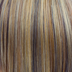 Butter Pecan  -  A pecan blond which melts into many tones of warmth, runs into a toasted pecan white. The creams throughout it look extremely natural and blend through the length. This multidimensional blond is lovely, luscious and really warms the skin tone.