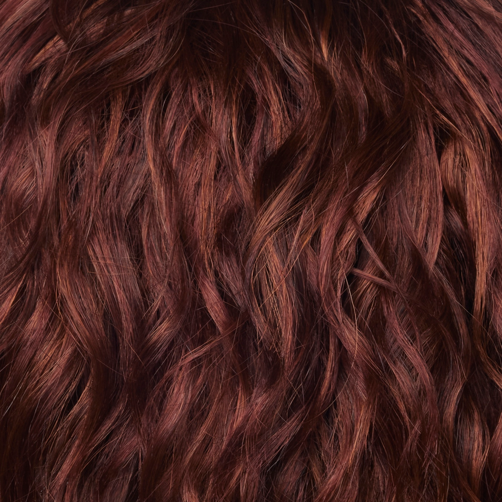 Cherry Merlot  -  A sumptuous red color which is both rich and smooth, a medium descendant red base with finely woven juicy cherry red highlights running throughout this delightful tone.