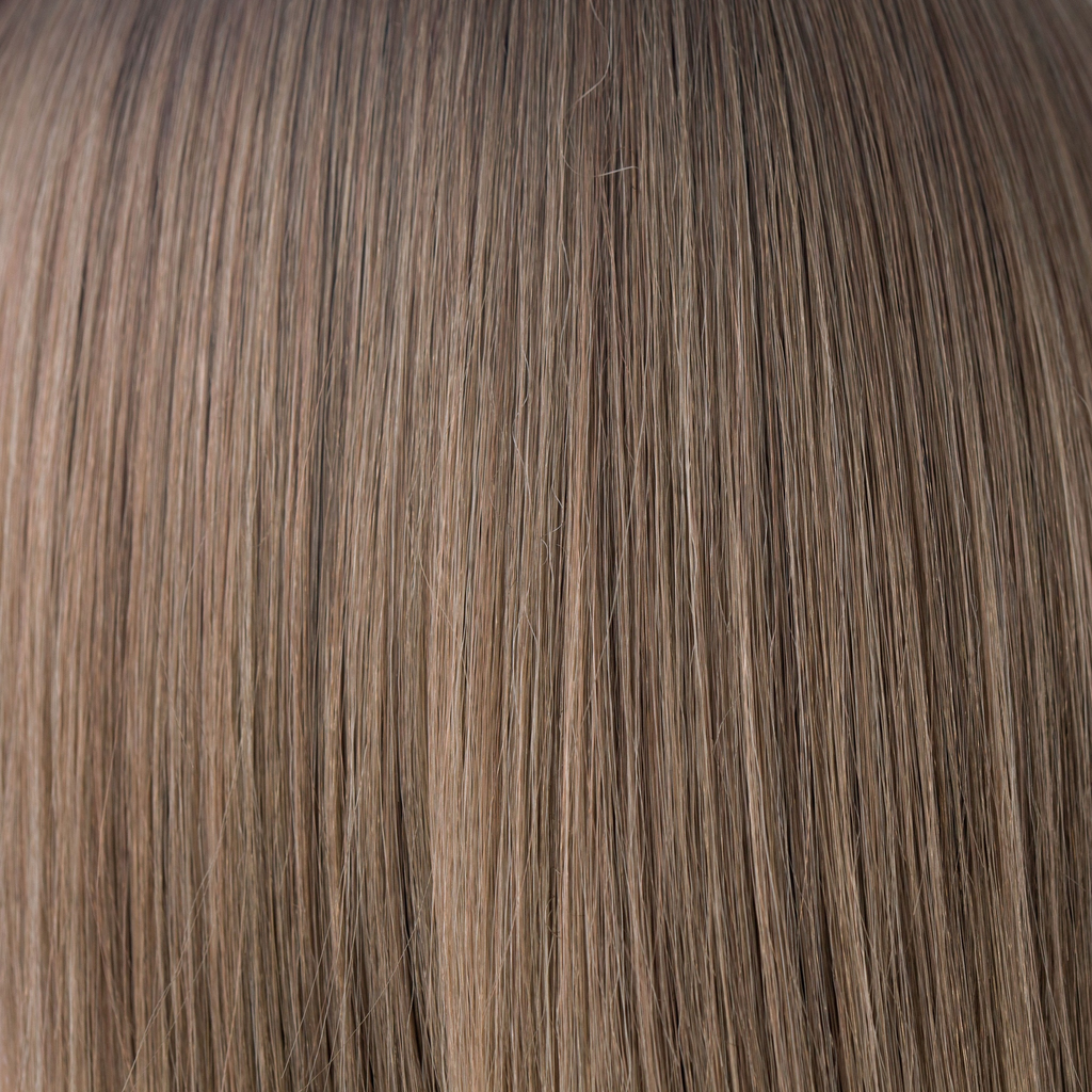 Golden Brown  -  This unique color is a carefully crafted one-tone medium brown. With a distinctive mixture of cool ashy brown and rich warm brown, it's an excellent choice for skin tones of all types.