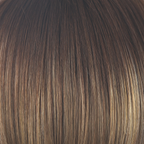 Mochaccino-LR  -  The ombre sister of Mochaccino-LR with a stretched root of rich milk chocolate color. The stretch root graduates into creamy blonds and icy coconuts with caramel undertones.